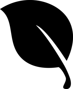 Leaf Black Natural Shape Vinyl Cutting Svg File, Free Vectors File